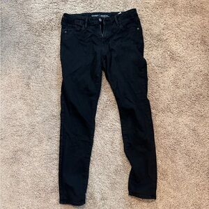Rockstar mid rise black jeans